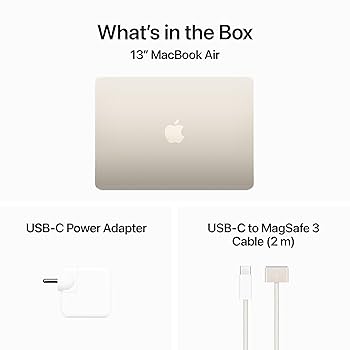 Apple 2024 MacBook Air 13″ Laptop with M3 chip: 34.46 cm